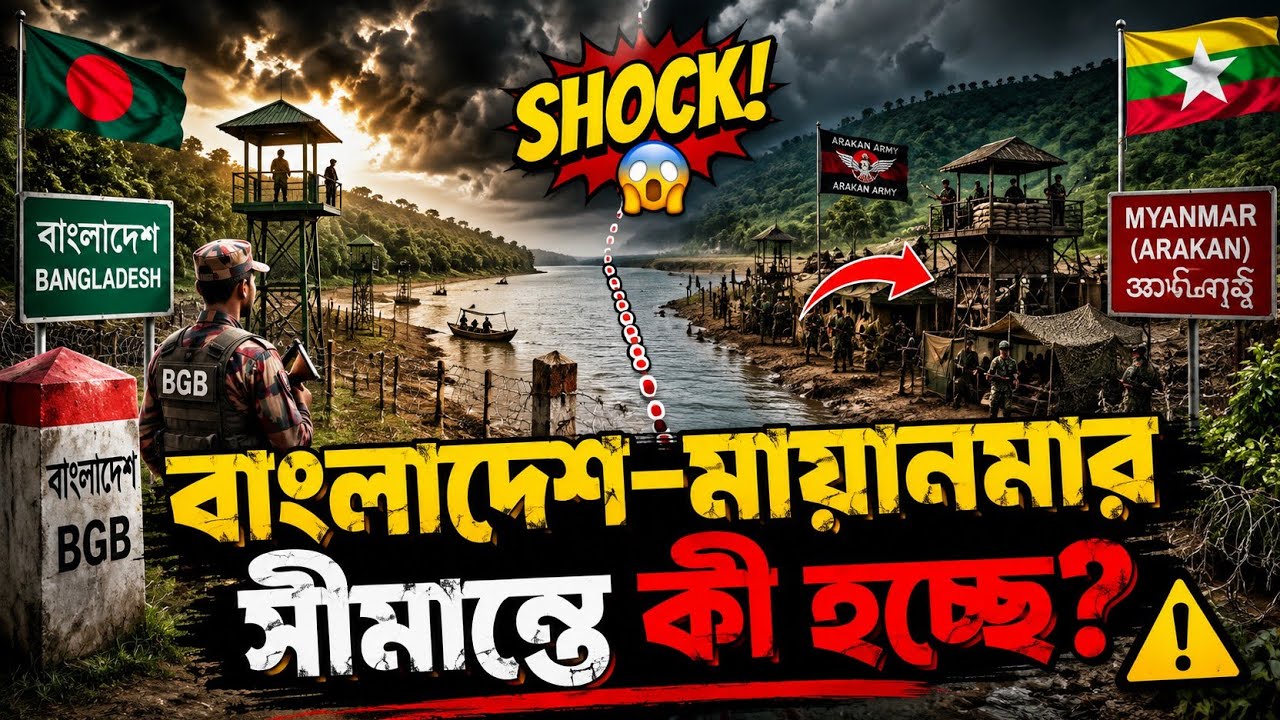 বাংলাদেশ–মিয়ানমার সীমান্তের বাস্তব চিত্র | Bangladesh Miyanmar broder
