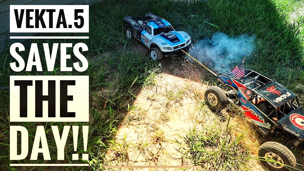 VEKTA.5 Came to the RESCUE!! For a LOSI 5ive-T!!! - Smith RC Studios #VEKTA.5 #Kraken #Losi #losi5t