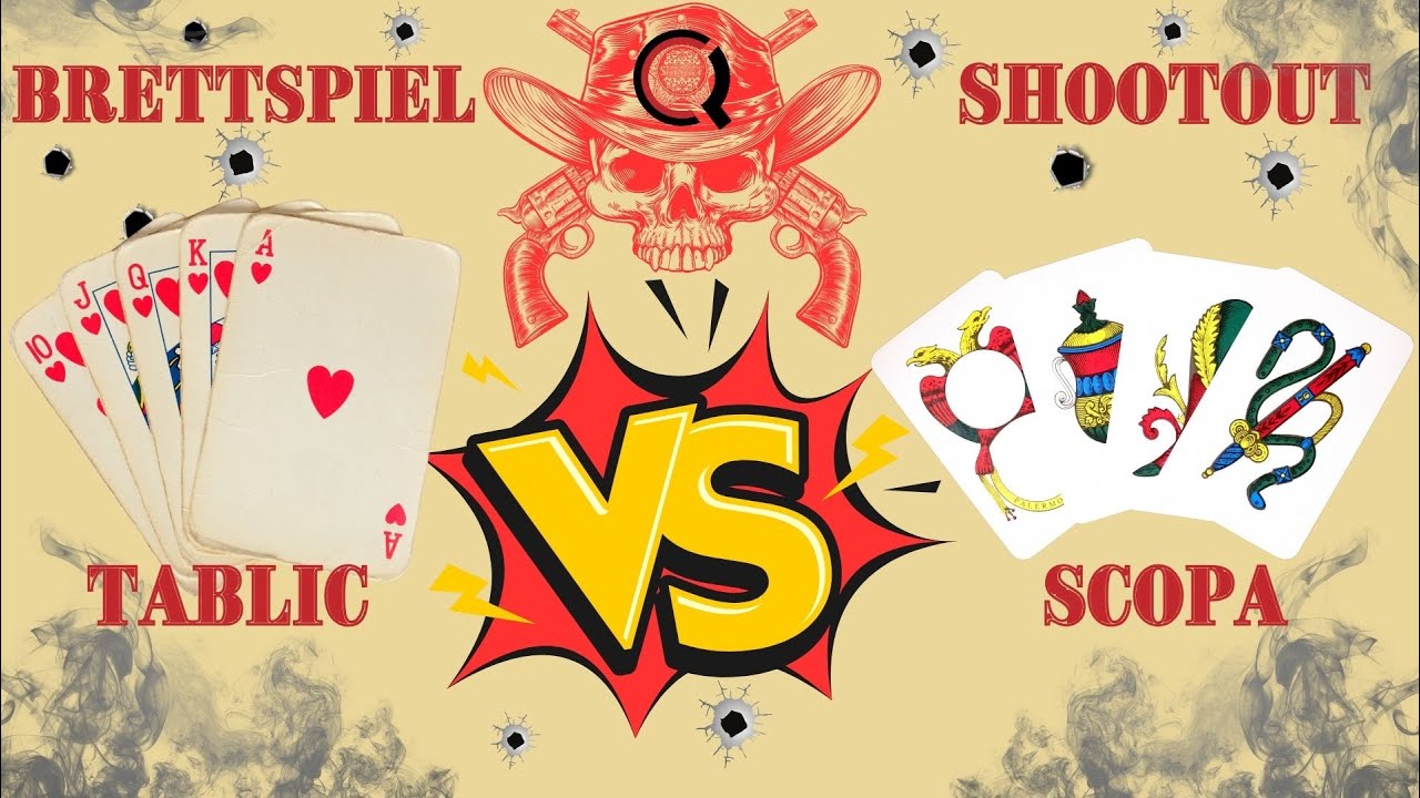 TABLIC vs. SCOPA | KARTEN DUELL Balkan vs. Italien | QLT Shootout | Welches bleibt stehen?