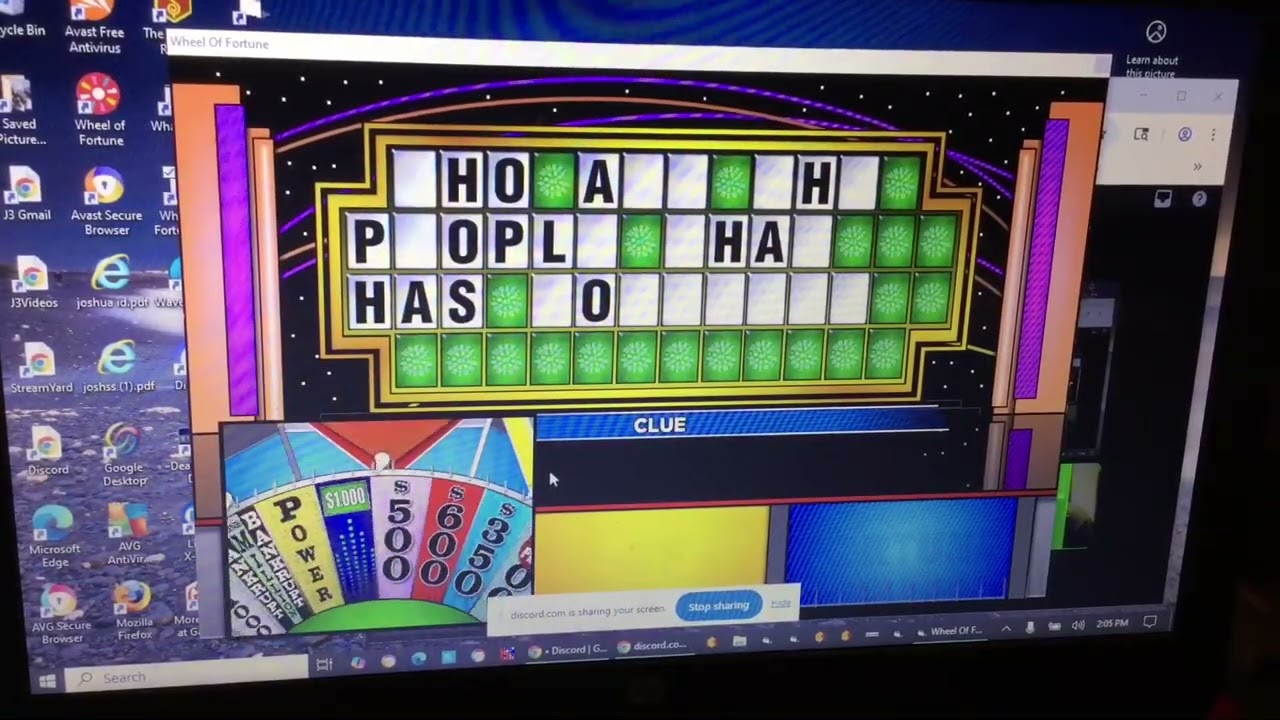 Game 44 of Bigjon’s wheel of fortune for the pc games