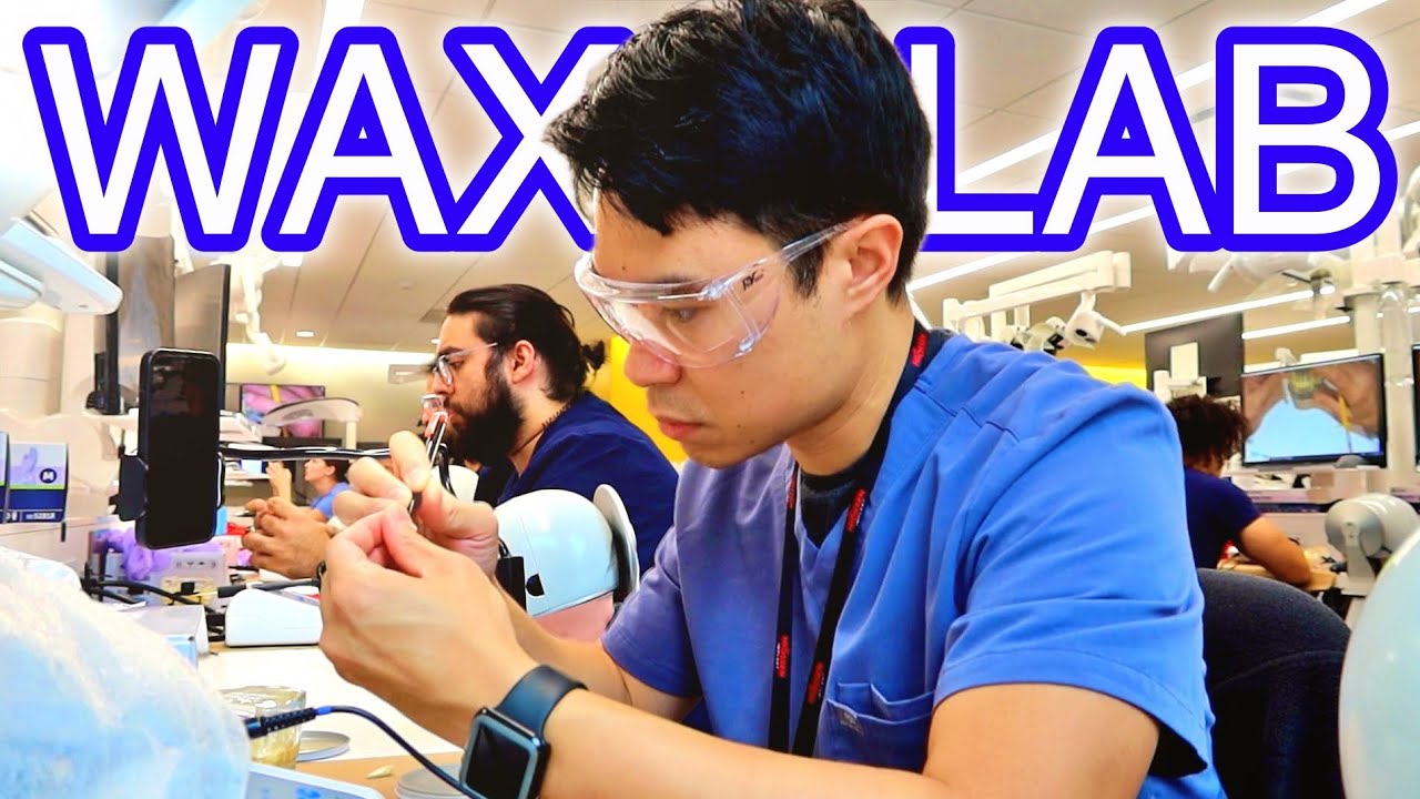 A Day in Dental School - First Wax Lab!