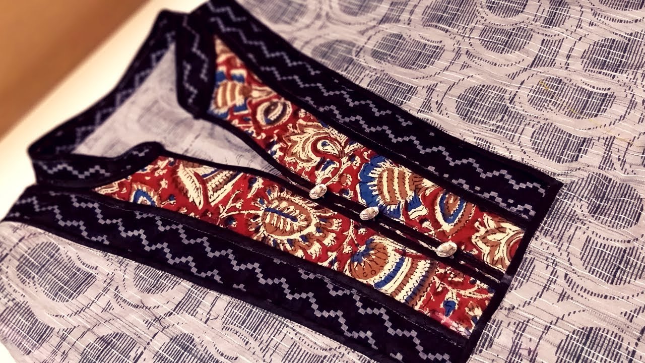 Very Easy Collar Neck Design/ Cutting and Stitching
