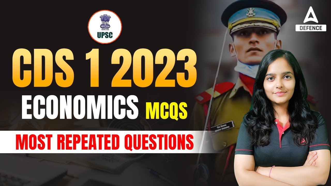 CDS 1 2023 ECONOMICS MCQs MOST REPEATED QUESTIONS | CDS 2023 Preparation