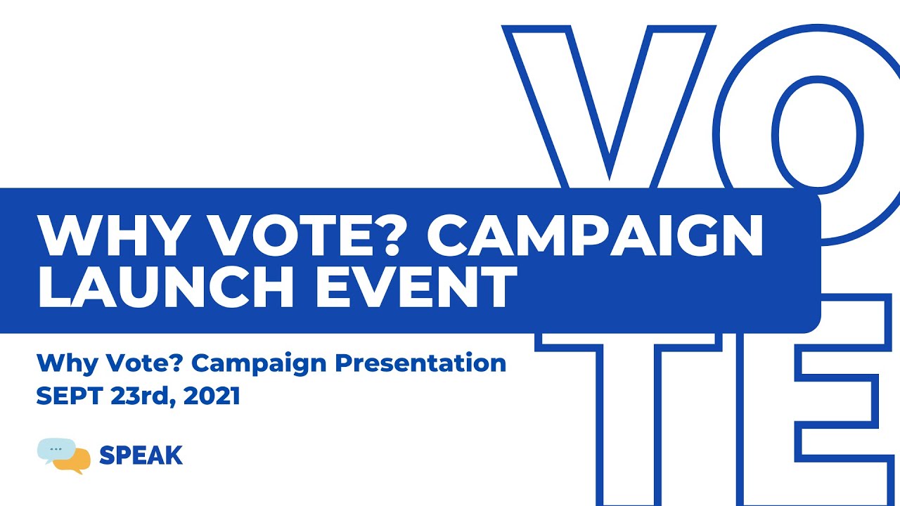 How to Host a Voter Registration Drive Using the Why Vote? Campaign (Condensed Version)