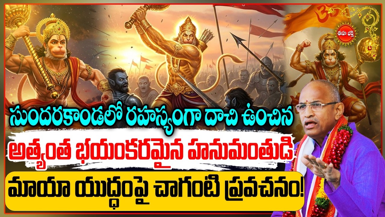 Power of Hanuman Maya Yuddham | Chaganti Koteswara Rao Speech Latest | హనుమంతుడి మాయా యుద్ధం | Eha