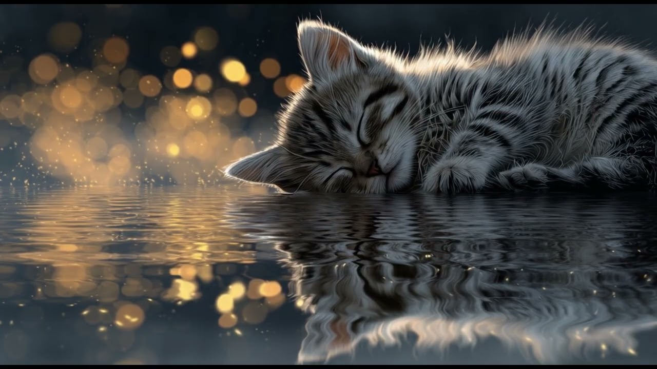 3 Hours of Cat Sleep Music 🍃 Gentle Air Music Box for Purring Relaxation | Mellow Cat Dreams