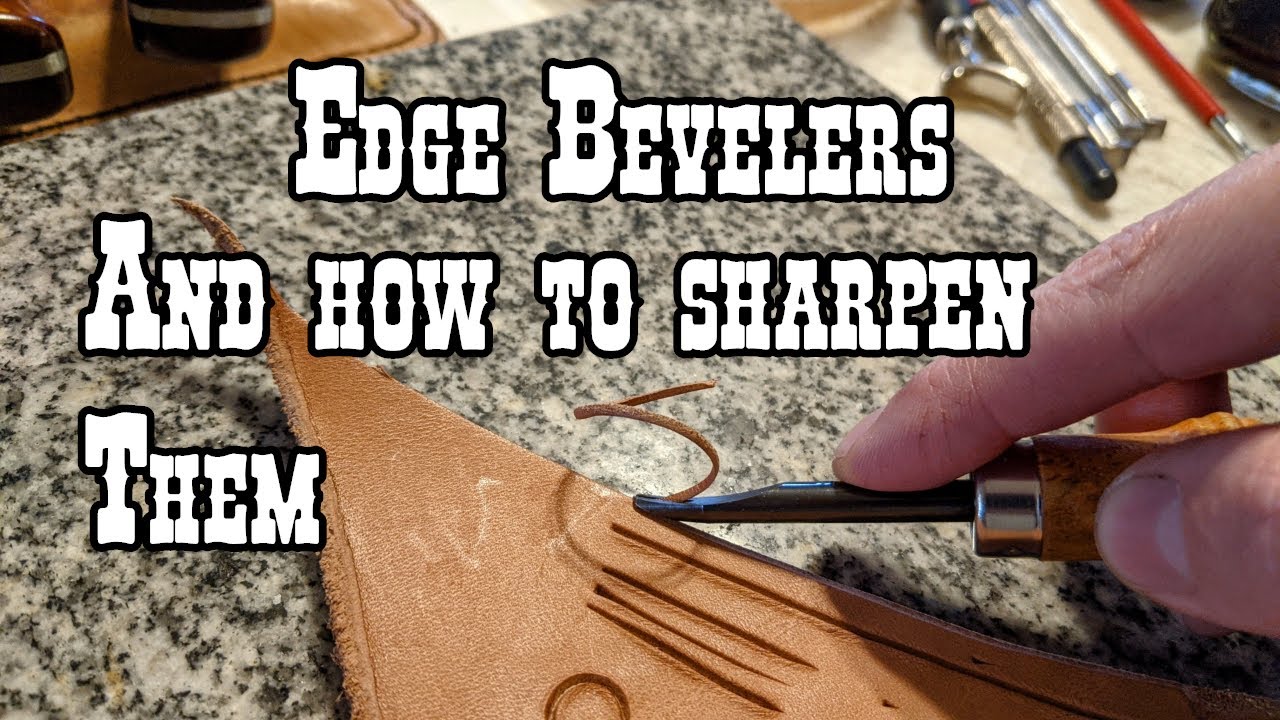 Sharpening edge bevellers:  Leatherwork tool tips