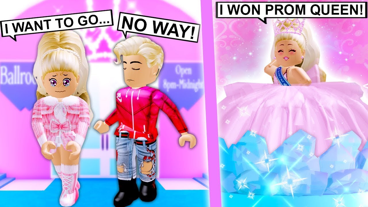 Her Boyfriend Didnt Let Her Go To The Ball - Then This Happened... (Roblox)