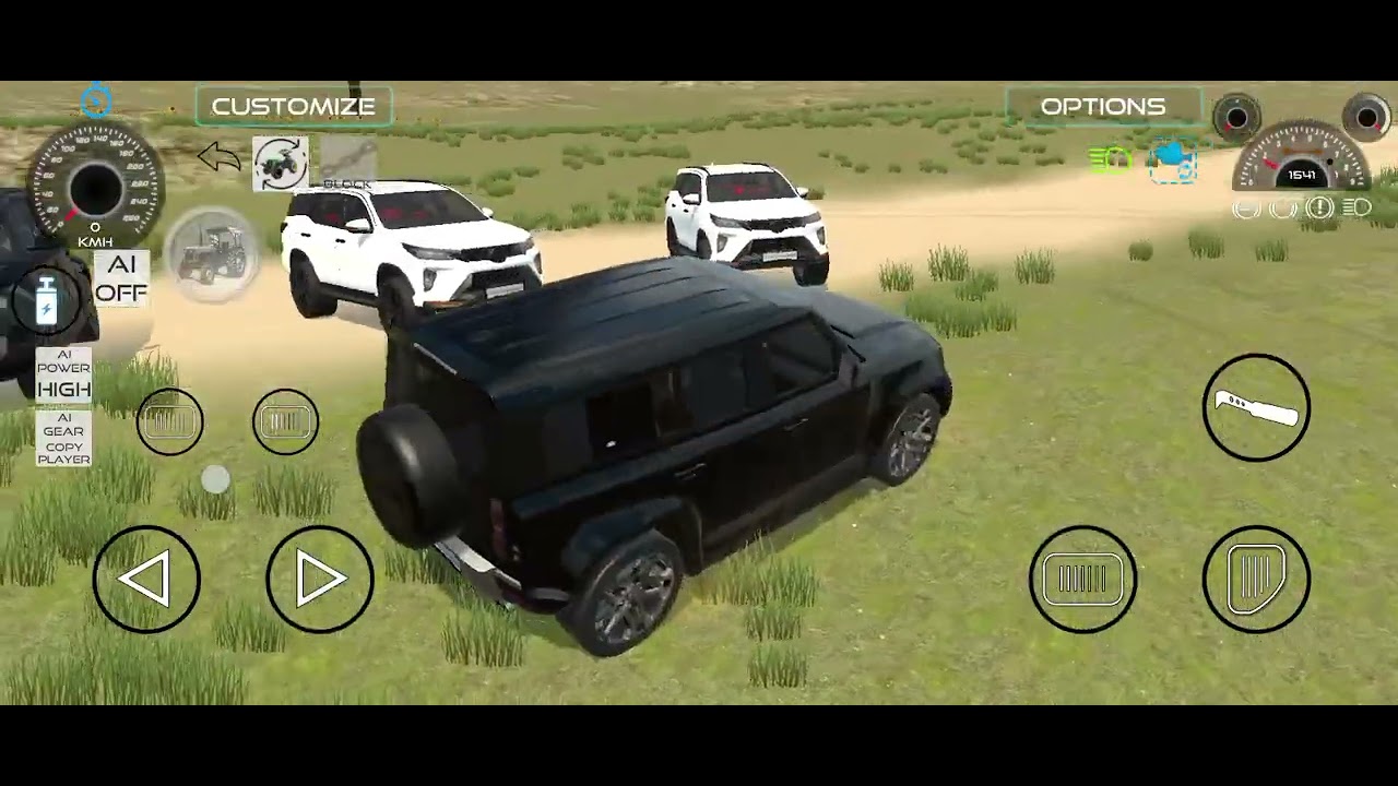 Indian vehicle simulator 3D fortuner and defender