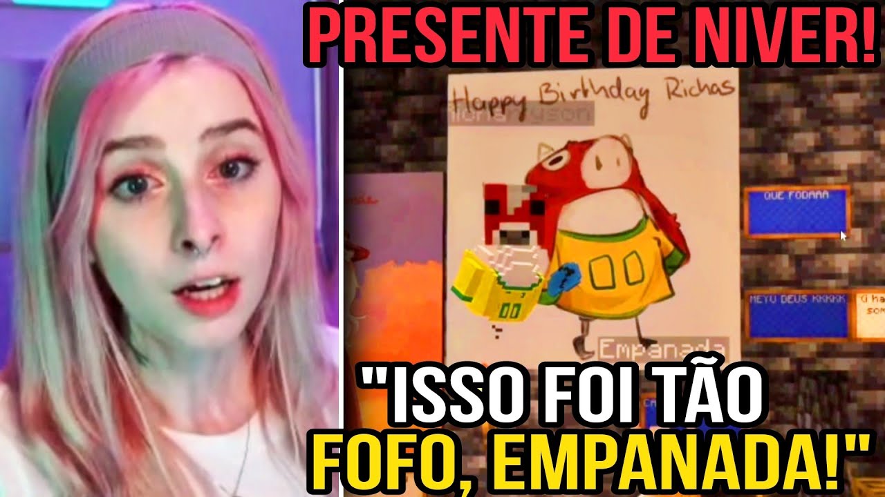 A EMPANADA DEU UM PRESENTE MUITO FOFO PRO RICHAS | QSMP