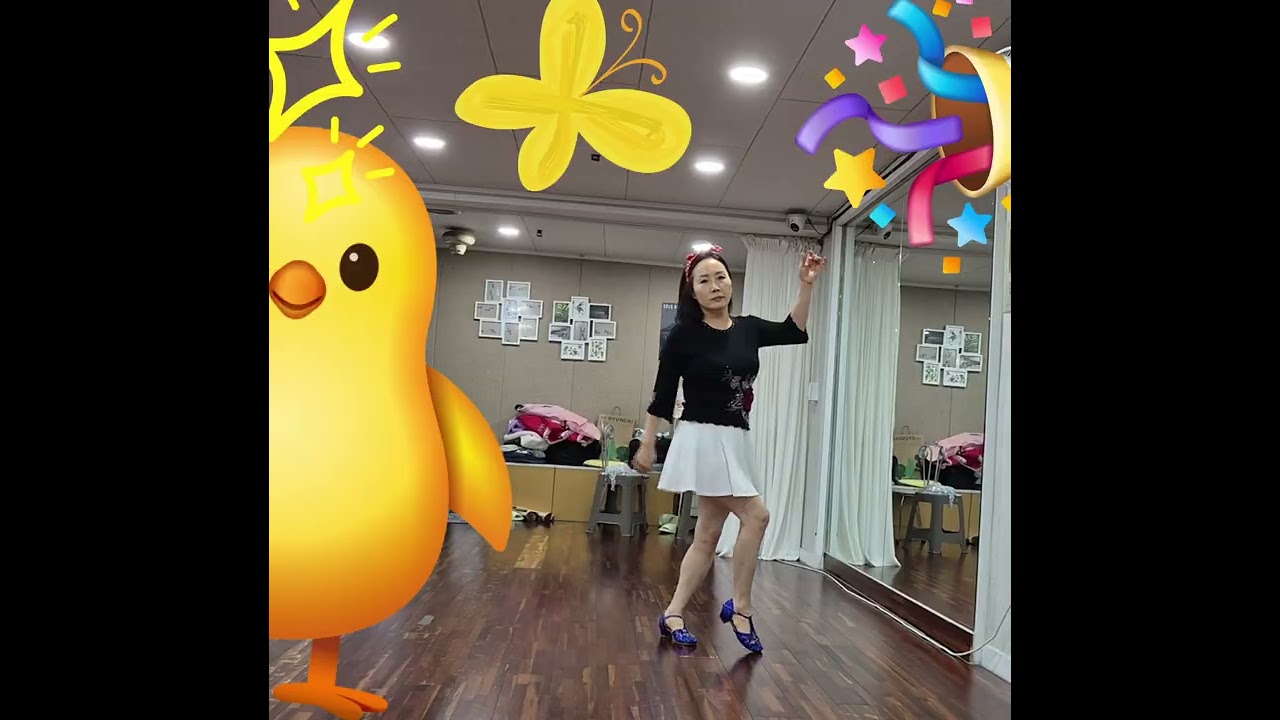 즐거운 라인댄스.예쁜동생이 재 건축 완공으로 함께 라인하는 마지막 날.그동안 함께 할수 있었어.즐거웠어용^^
