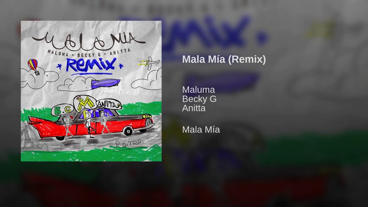 Maluma, Becky G & Anitta - Mala M&iacute;a (Remix) [Audio]