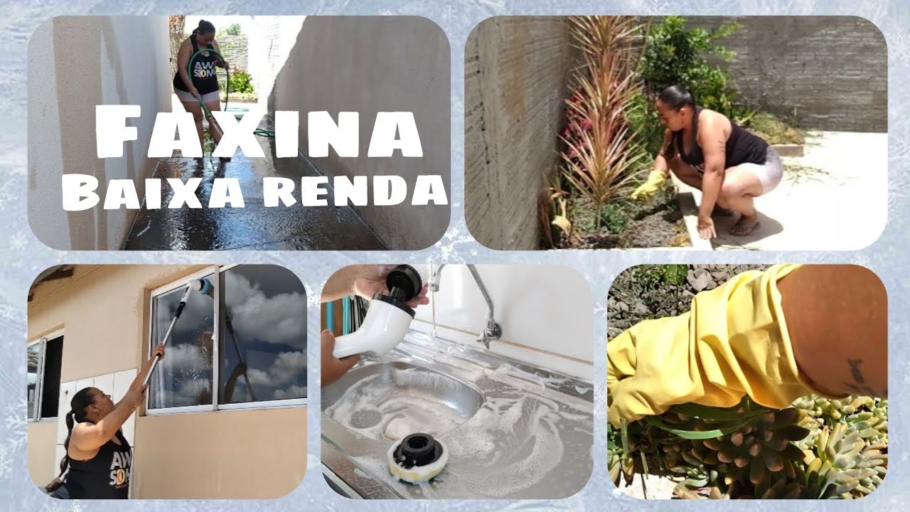 ROTINA DE DONA DE CASA  baixa renda #faxina 