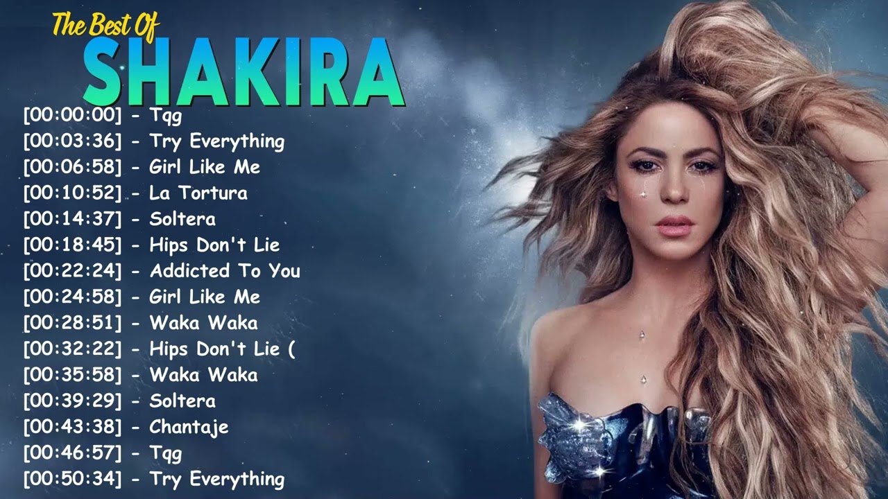 Greatest Hits Pop Latino Álbum Completo – Top 20 canciones de Shakira