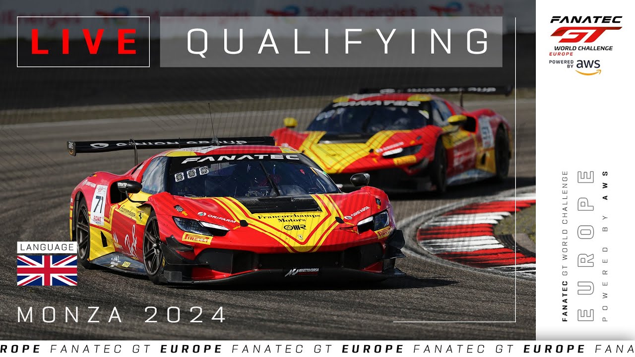 LIVE | Qualifying | Monza | Fanatec GT Europe 2024 (English)