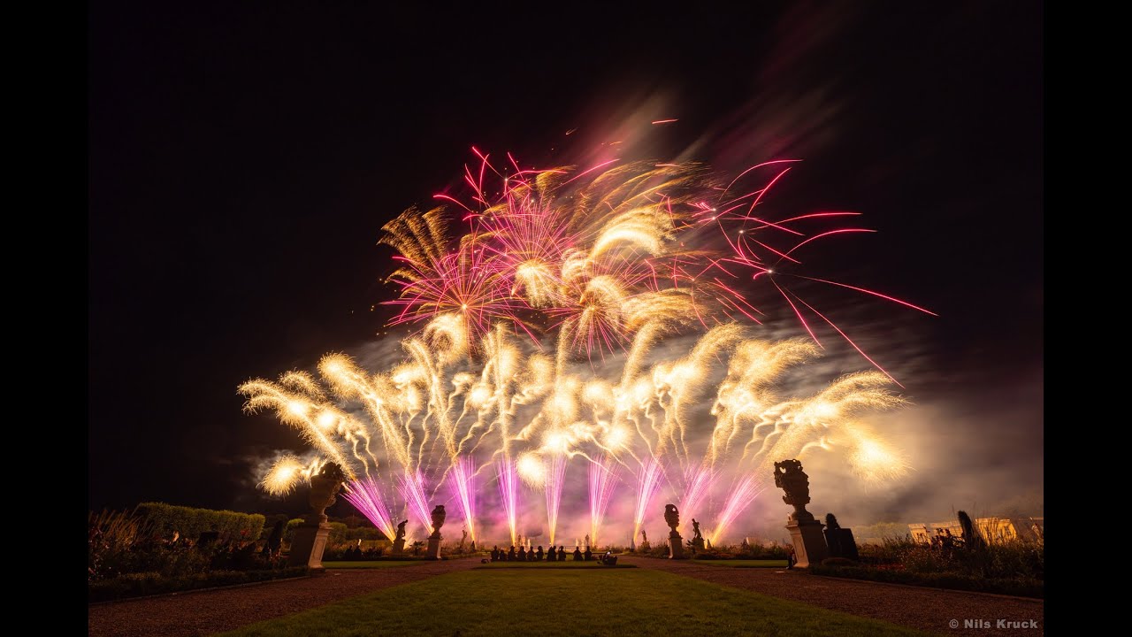 Kleines Fest Hannover 2023 Höhenfeuerwerk, Herrenhäuser Gärten, Feuerwerk