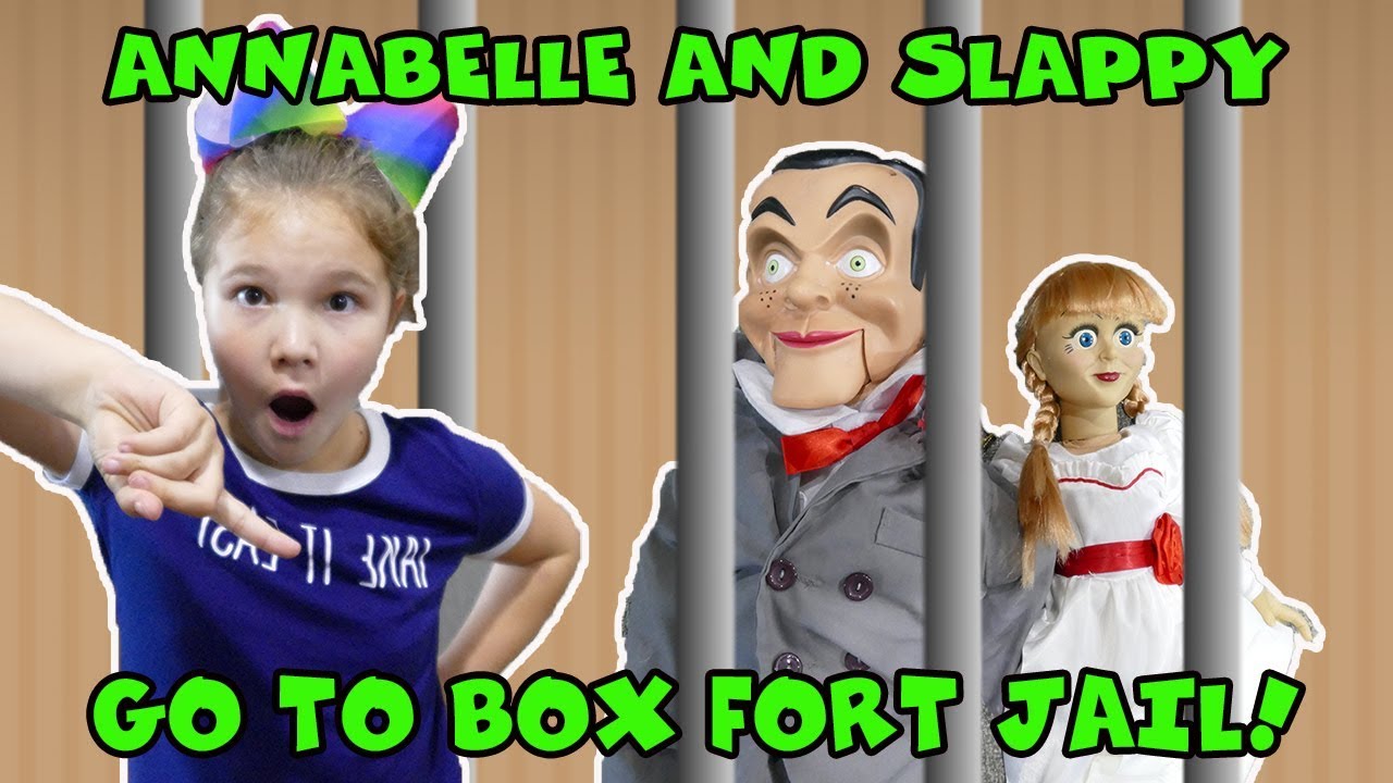 ANNABELLE And SLAPPY Go To Box Fort Jail For 24 Hours! Revenge Of The Villians!