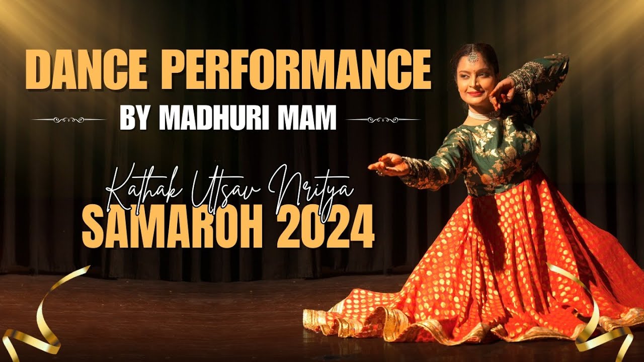 A mesmerizing performance by Madhuri Ma'am at Kathak Utsav Nritya Samaroh 2024! #kathakdance #dance