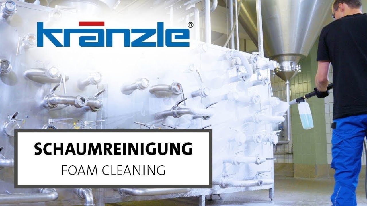 Kränzle foam injector lances: Apply cleaning agents effectively