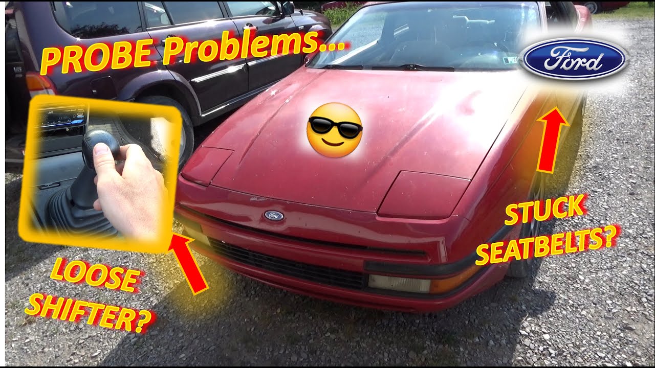 LOOSE Shifter & STUCK Seat Belts? (1991 Ford Probe V6 5-speed ;)