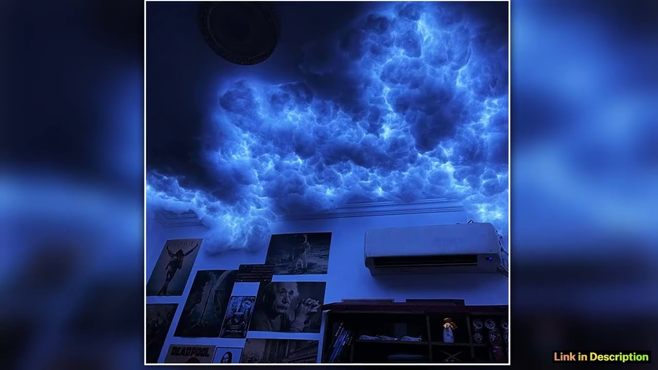 Halloween Decor Indoor Smart Thunder Cloud Led Lights for Ceiling DIY Kit Bedroom Gaming Room Decor