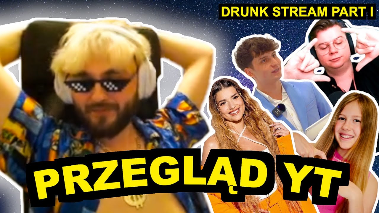 ALBISUPERBRYKA | PRZEGLĄD YT - Żugaj, Lenka, Fagata, Czajnik, Testree | 🍻 DRUNK STREAM part I