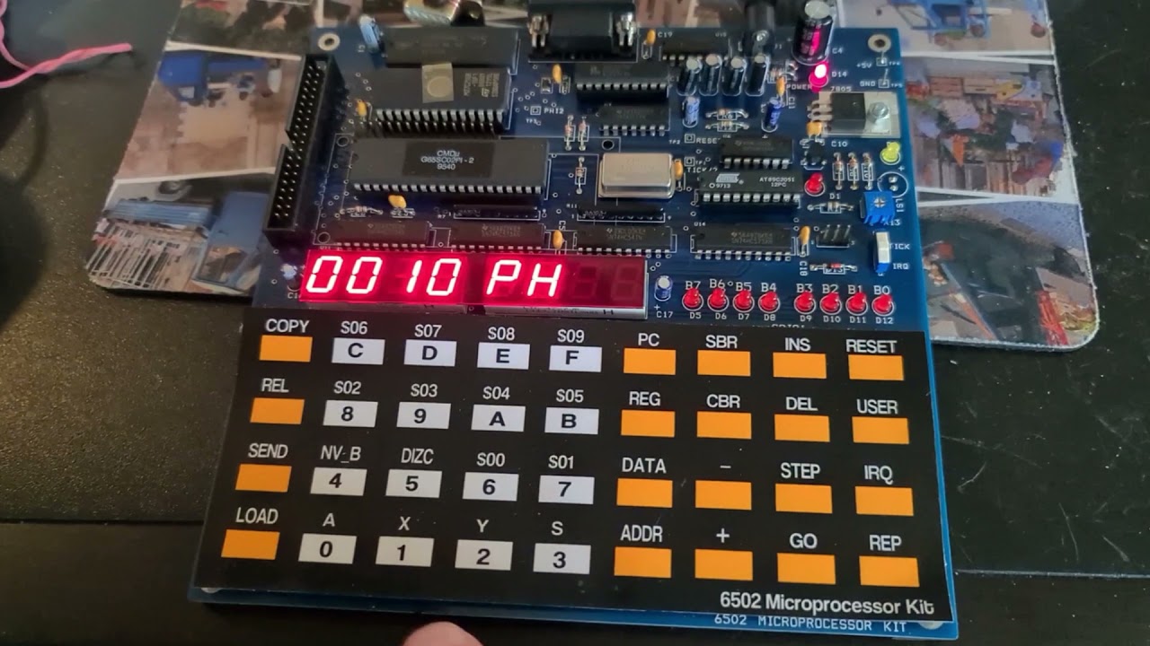 demo 6502 Microprocessor Kit