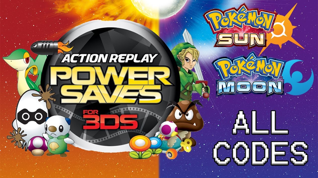 Powersaves 3DS: ALL Codes for Pokémon Sun and Moon as of 12/27/2016. Modify IVs, EVs, Natures!