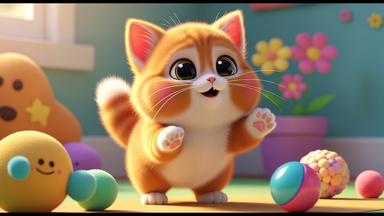 Little Kitten 🐱 Learns to Talk with Sounds 🎶 | Fun & Learning Adventure for Toddlers