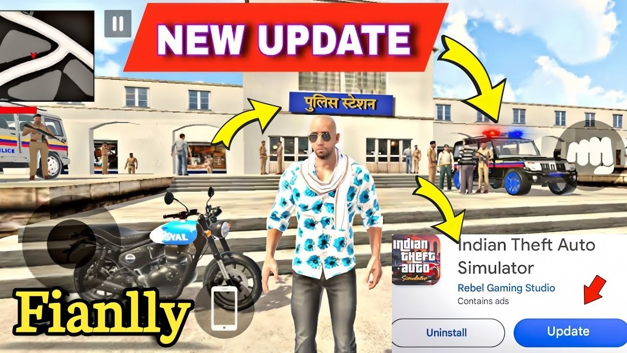 🚔🔥 Indian Theft Auto: Desi Uprising – 🏎️💨 Gang Wars, 💣 Action Missions & Ultimate Crime Adventure 👑”