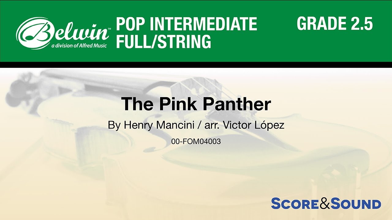 The Pink Panther, arr. Victor López – Score & Sound