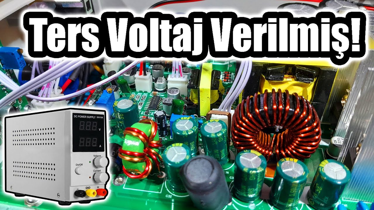 Saatlerce Arıza Arayamayız! Ters Voltaj Verilmiş Cihaz Tamir Edildi. Minleaf Ayarlı Güç Kaynağı
