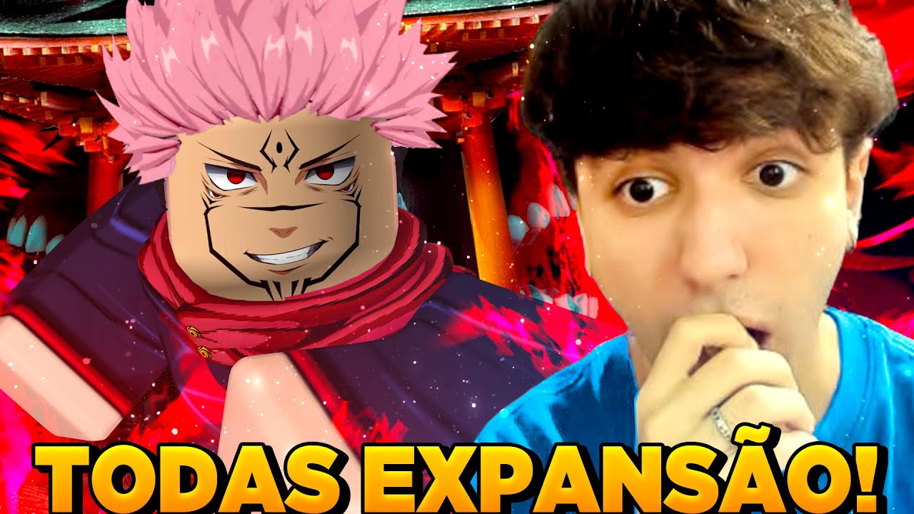 TODAS EXPANSÃO DE DOMÍNIO E TECNICA MÁXIMA DO JUJUTSU INFINITE!