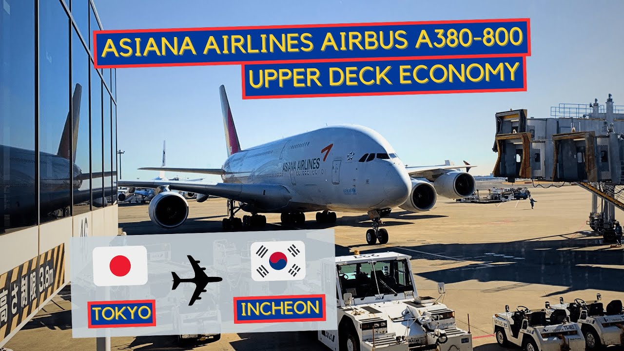 TRIP REPORT | Asiana Airlines Airbus A380-800 ( Upper Deck Economy) | Tokyo - Incheon