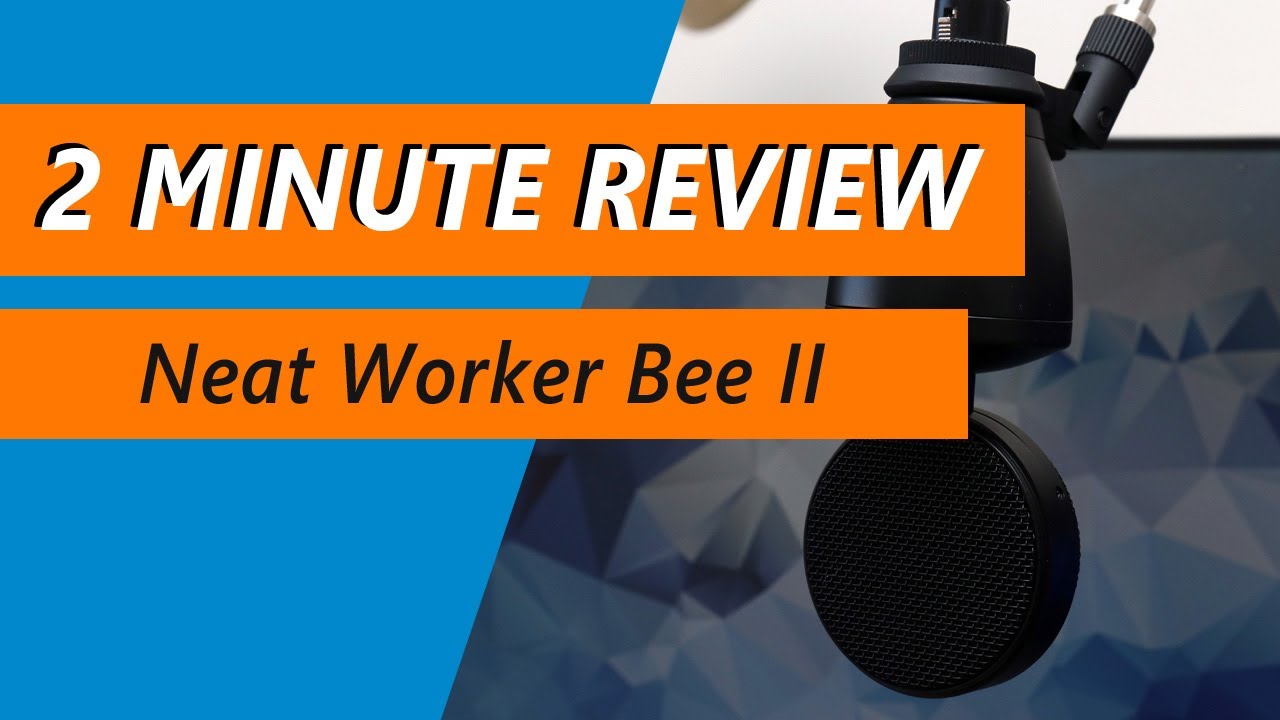 How the Neat Worker Bee II XLR microphone excels in every area - Review