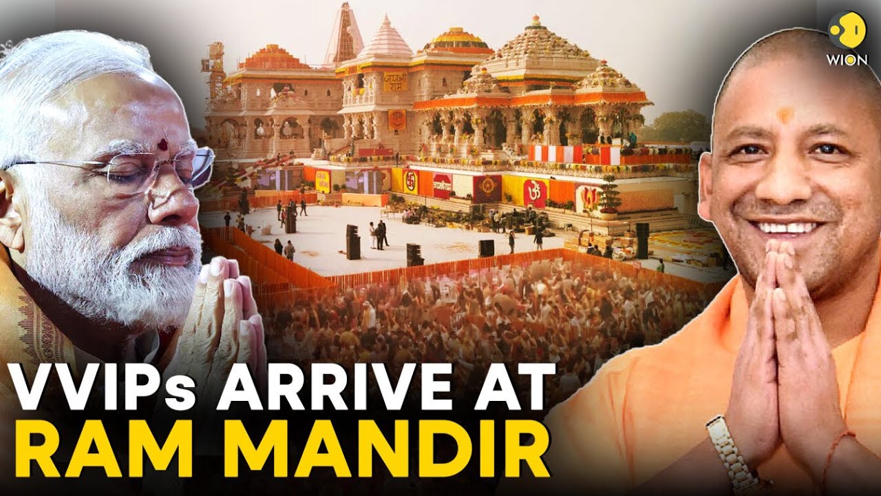 Ayodhya Ram Mandir LIVE: Ram Mandir Inauguration LIVE | PM Modi at Pran Pratishtha LIVE | WION LIVE