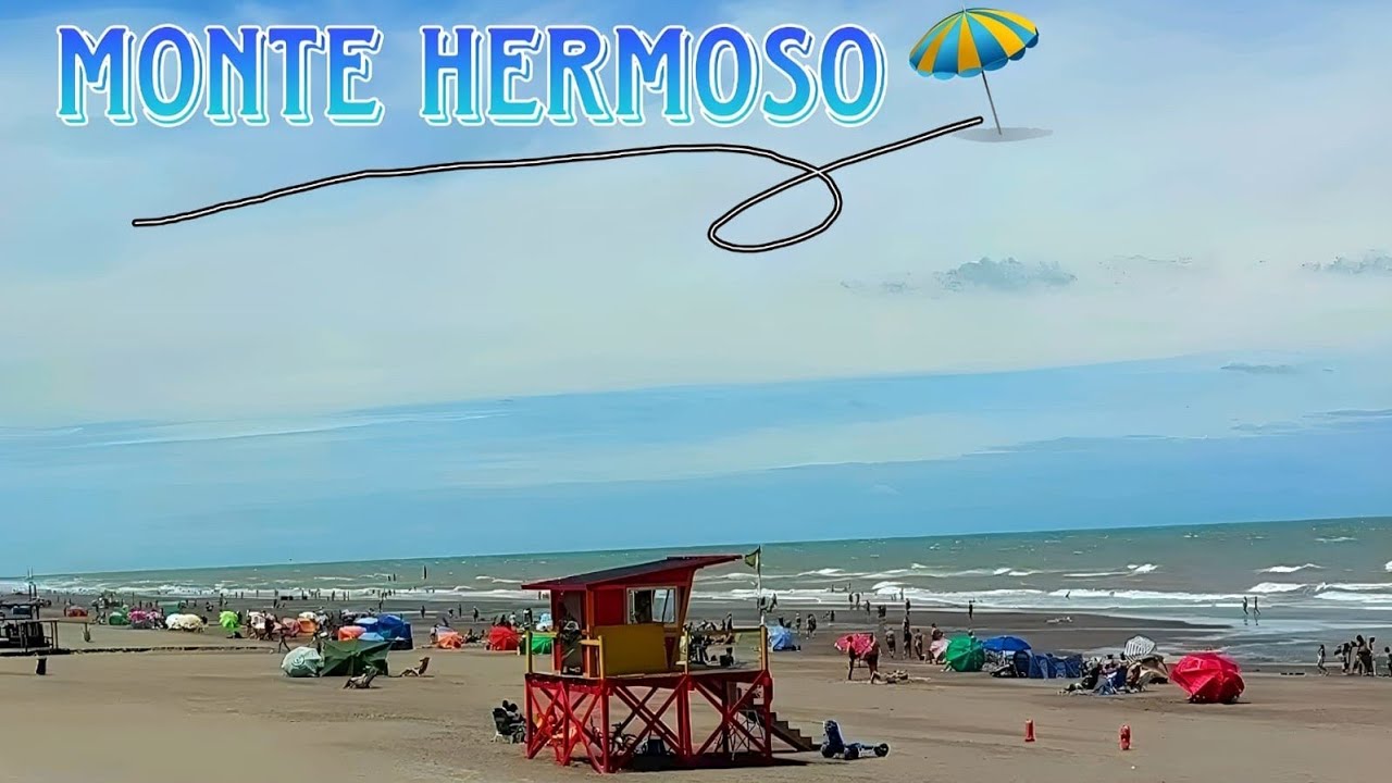 MONTE HERMOSO tiene las playas mas lindas de la costa 🏖