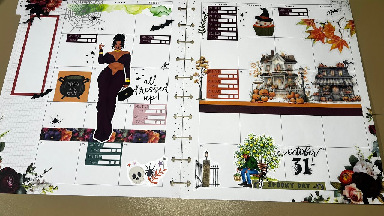 Fall October Monthly [[Budget]]Planner Set-Up.