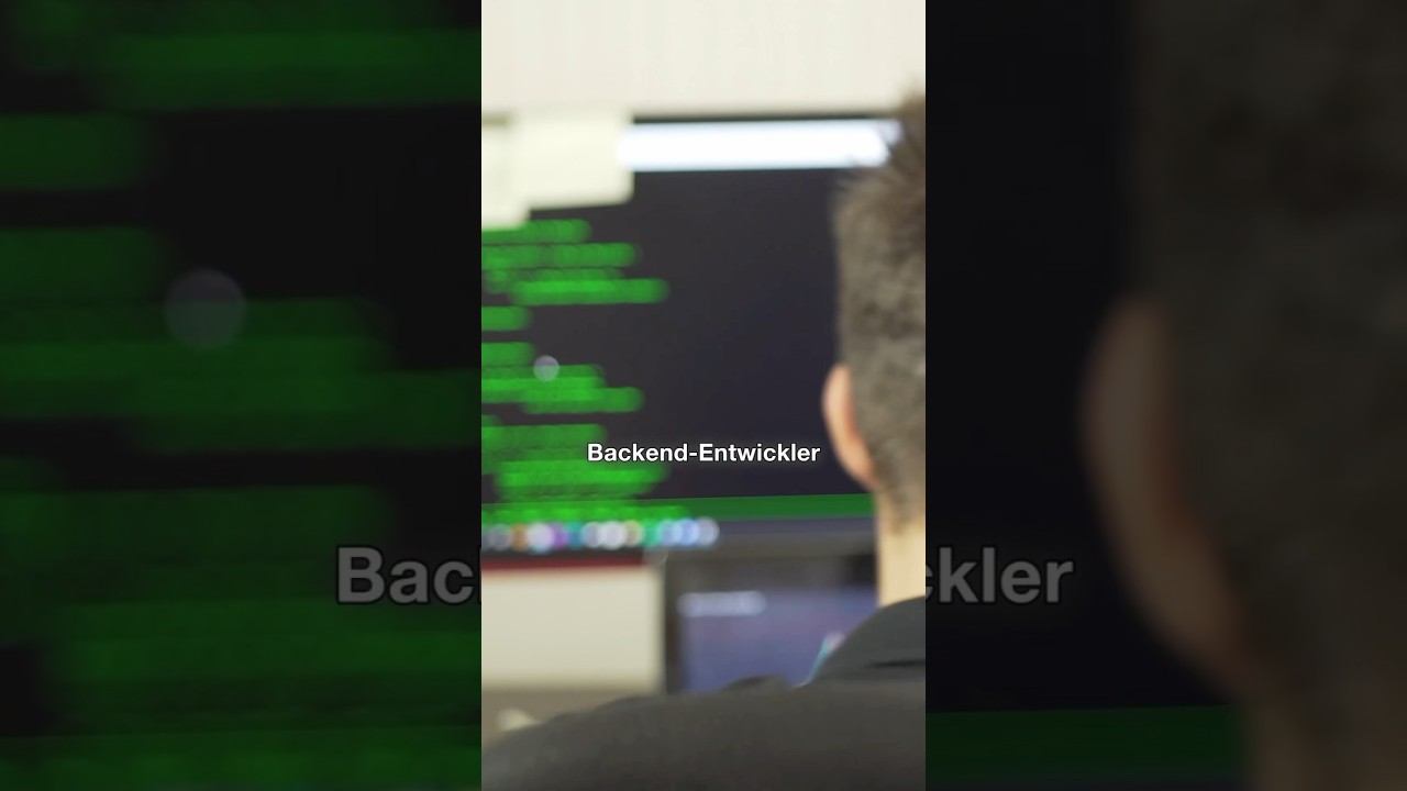 Was denkst du &uuml;ber den Backend Entwickler? #informatik #programmieren #itjobs #studium