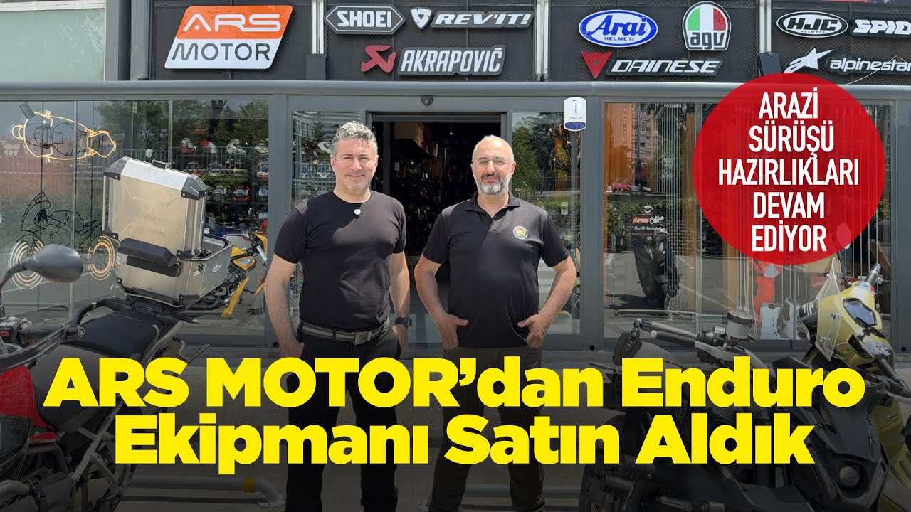 ARS Motor'dan Enduro Ekipmanları Satın Aldık | Arazi Sürüş Ekipmanları Ne Olmalı?