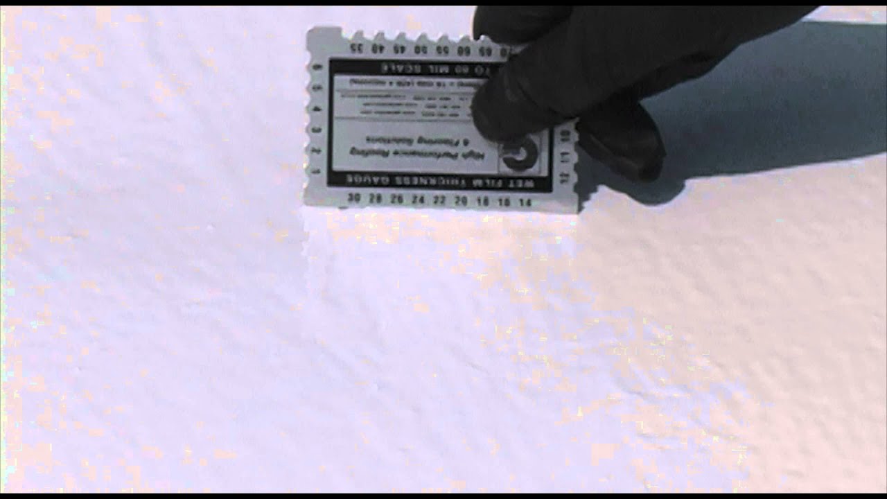 Urethane, liquid waterproofing membrane site inspection; Garland's White-Knight Plus