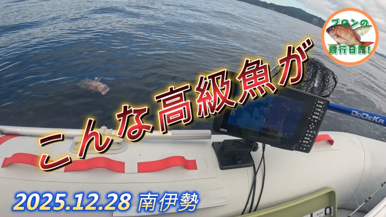 2025.12.29 南伊勢二日目 まさかの高級魚が！