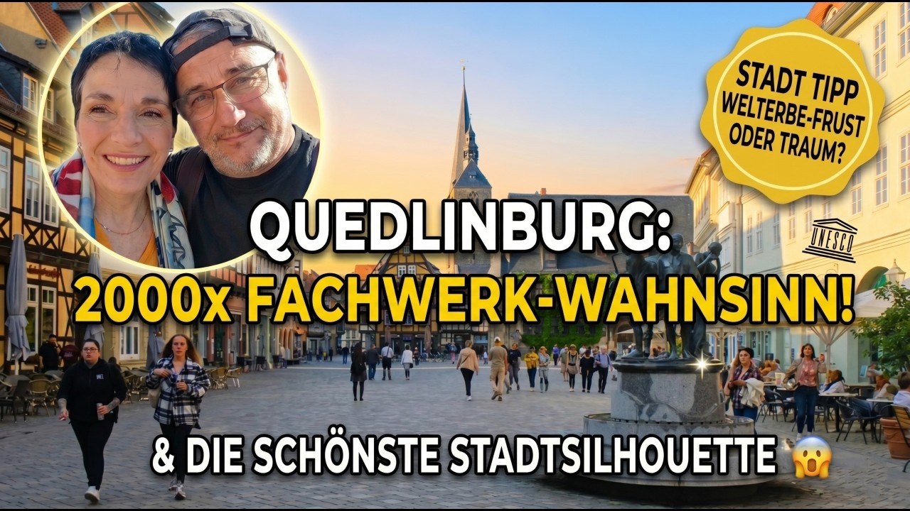 Besuch der Altstadt in Quedlinburg - Königspfalz im Harz
