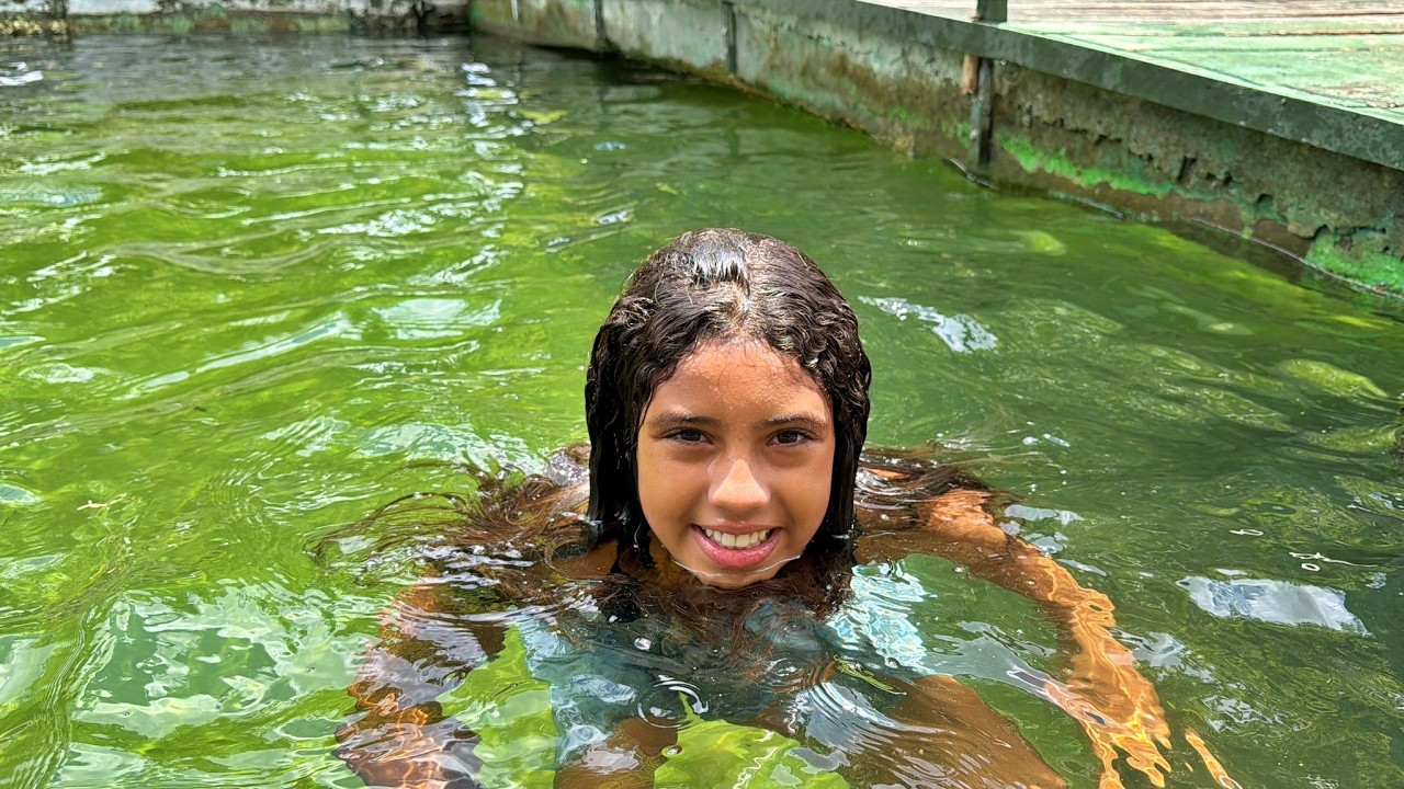 PULEI NO RIO COM BEIJAMIM E BERNARDO!- I jumped into the river with Benjamin and Bernardo!