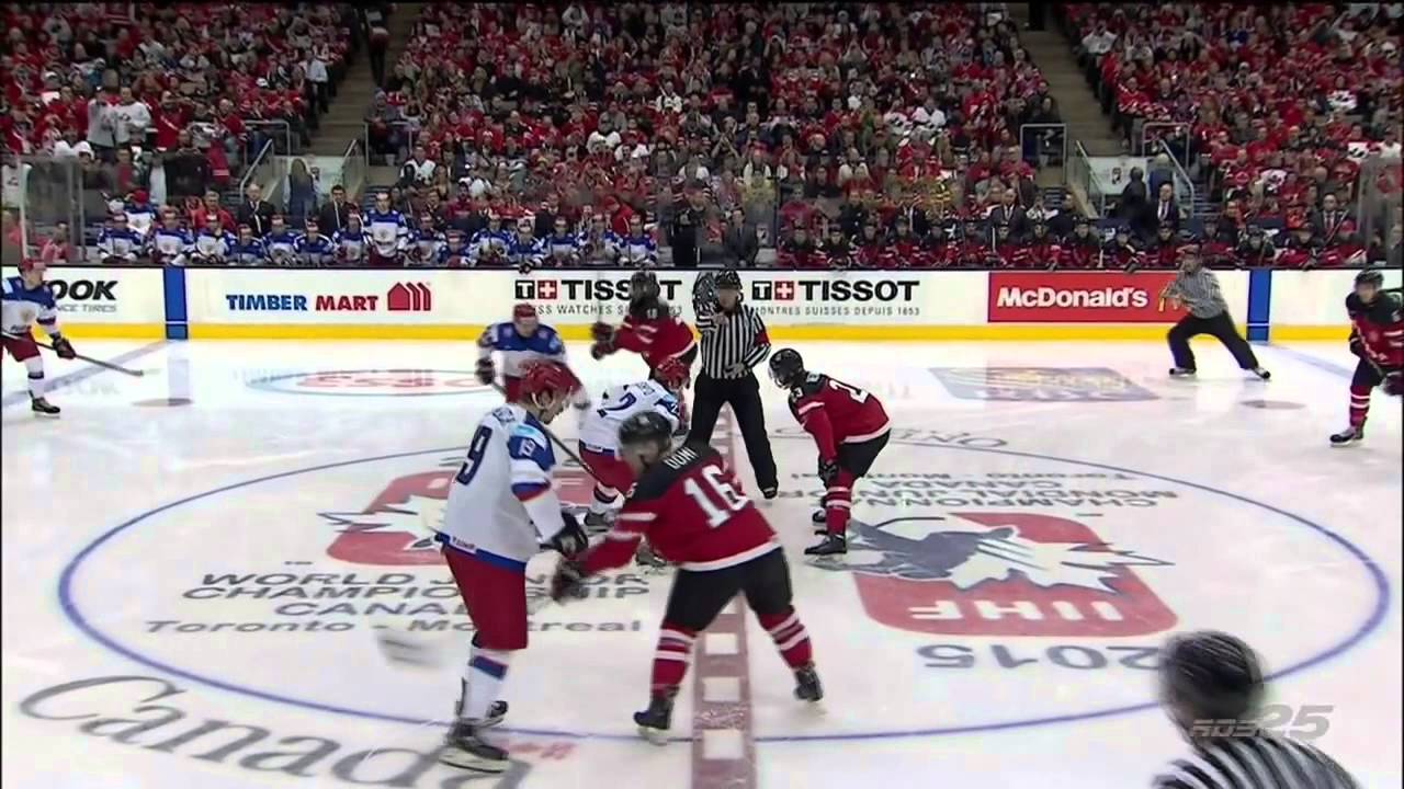 Canada vs Russia | ANTHONY DUCLAIR | SCORES AFTER 23 SECONDS