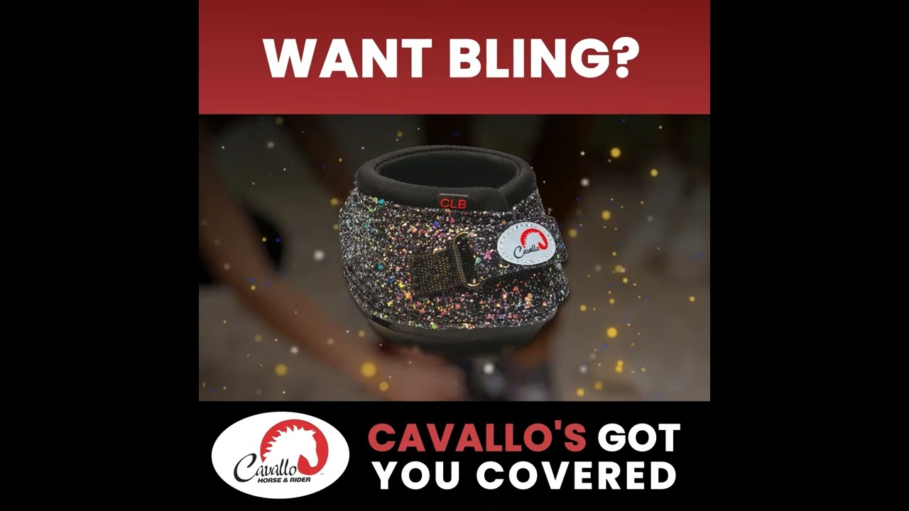 Cavallo Bling Hoof Boots Add Sparkle to your Horse's Life