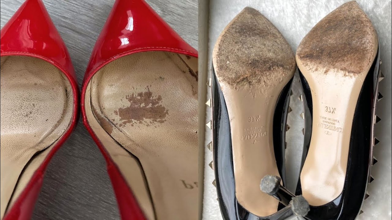 Most sweaty well worn high heels collection in 2023