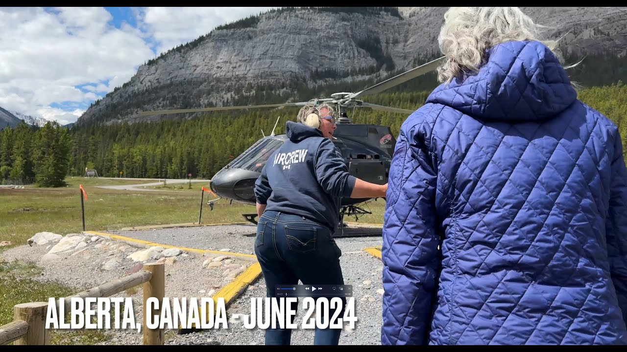 Six Glacier Helicopter Tour - Rockies Heli Canada - June 2024