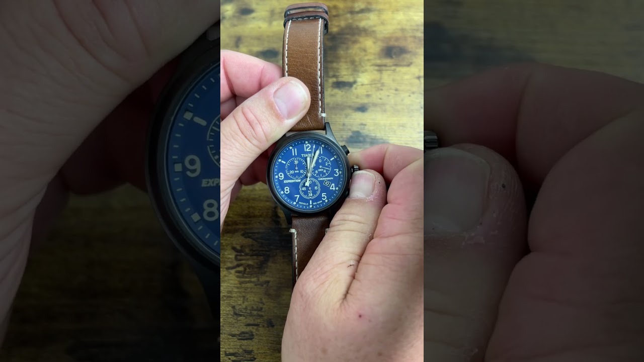 Как исправить проблемы с выравниванием на хронографе Timex Expedition 🤠 #хронограф #часы #timex