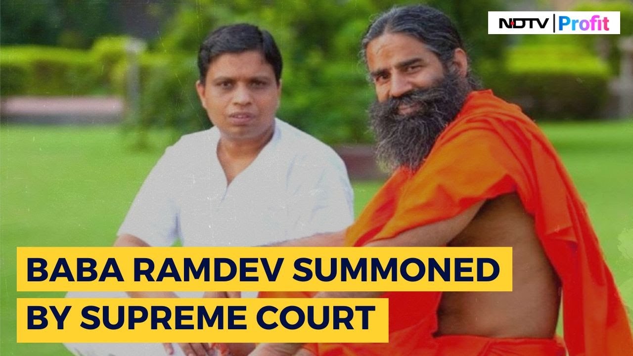 Yoga Guru Baba Ramdev Summoned By Supreme Court Over Patanjali's Misleading Ads | Baba Ramdev News
